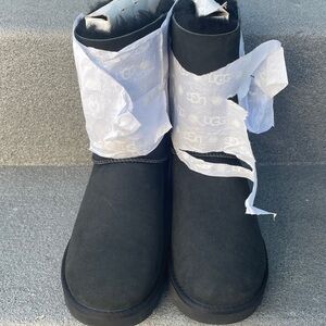 UGG Classic Black Suede Boots
